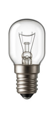 Compact incandescent appliance bulb for a refrigerator, offering reliable and consistent interior lighting.
