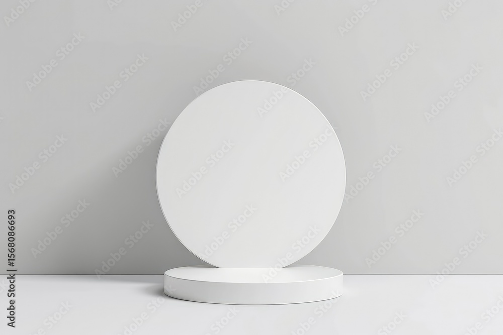 Fototapete ultra quality image of 3d object white background white