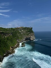 Scenic View of Uluwatu Temple in Bali, Indonesia