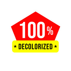 100% decolorized png, oil label, refine