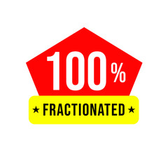 100% fractionated png, oil label, processed