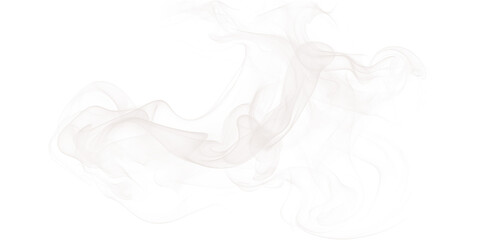 Abstract white and red cloud like shape against a black background with pixelated edges effect