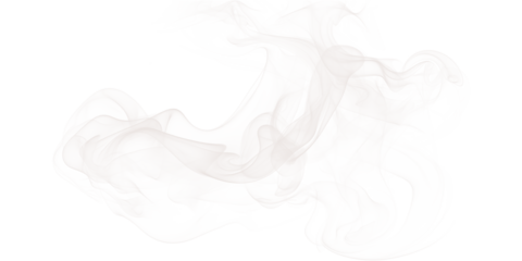 Abstract white and red cloud like shape against a black background with pixelated edges effect