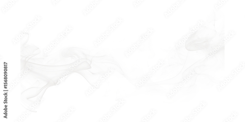 Poster abstract white shape with colorful pixelation on a black background in horizontal orientation