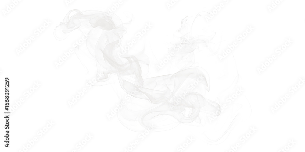 Poster abstract cloud formation on black background with pixelated edges and color artifacts visible