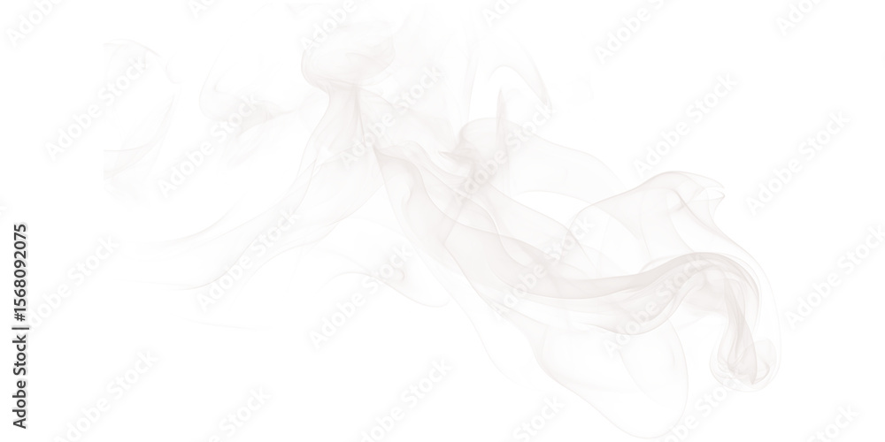 Aufkleber abstract white cloud like formation against a black background with pixelated edges and color artifa