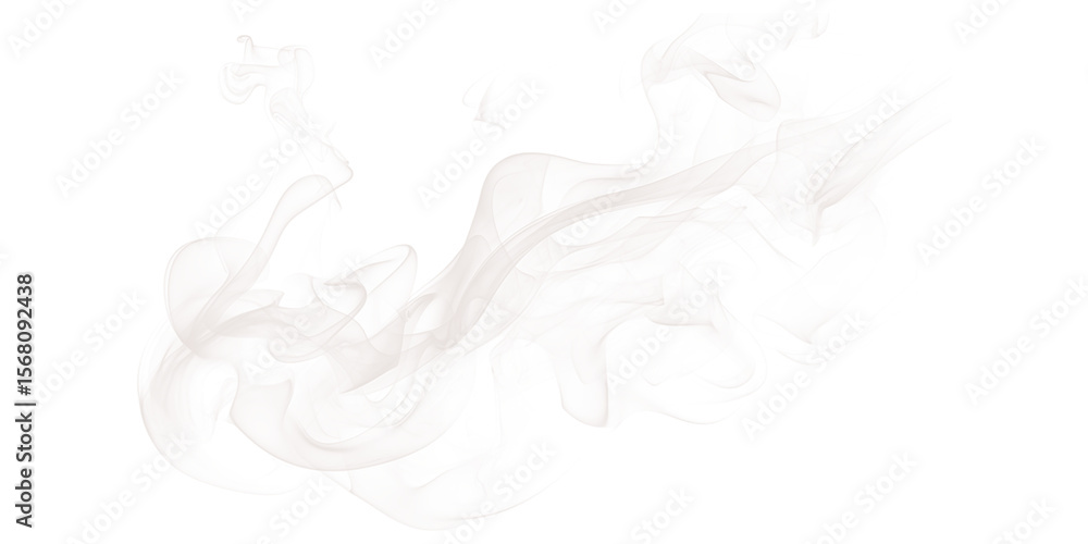 Poster abstract white cloud like shape with colorful pixelated edges on a black background image view