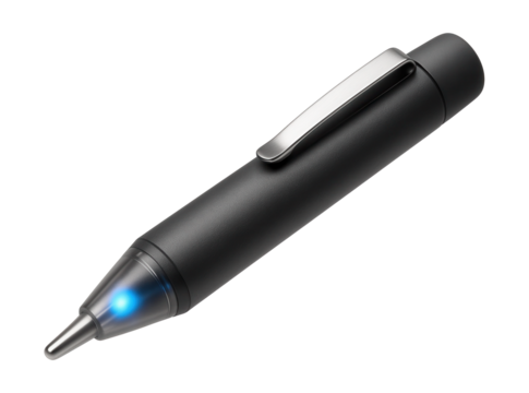 Compact pen-shaped voltage indicator for apartment use, ideal for checking outlets and switches with a non-contact method.