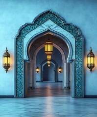 Fototapeta premium entrance of a mosque