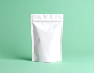 Flat Pouch Mockup with Label Space