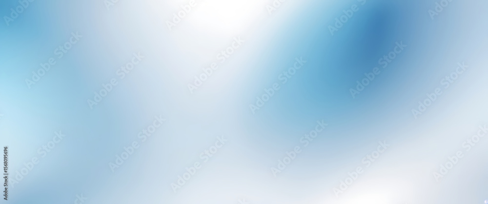 Poster soft blue abstract gradient background for modern presentation, web design & poster use ai