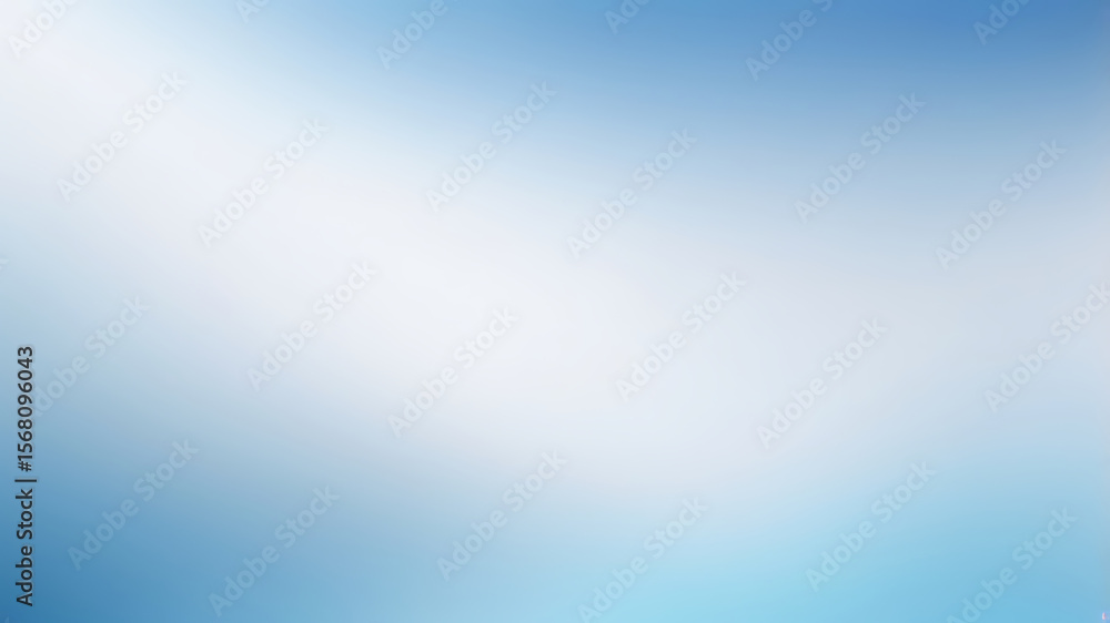Aufkleber soft blue abstract gradient background for modern presentation, web design & poster use ai