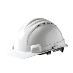 Fototapeta premium White safety helmet construction helmet hard hat protective headwear safety equipment worker protection gear