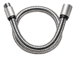 A double-lock shower hose with enhanced security fittings to prevent leaks in a communal living space.
