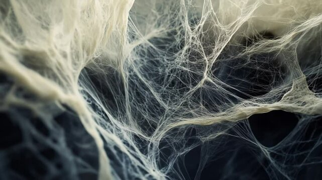 Ethereal web of connective tissue strands