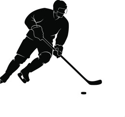  Ice Hockey Player Action Pose