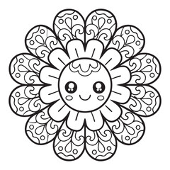 Comfy Kawaii – Cute and Easy Coloring Pages for Teens and Adults | Relaxing Japanese-Inspired Designs | Print