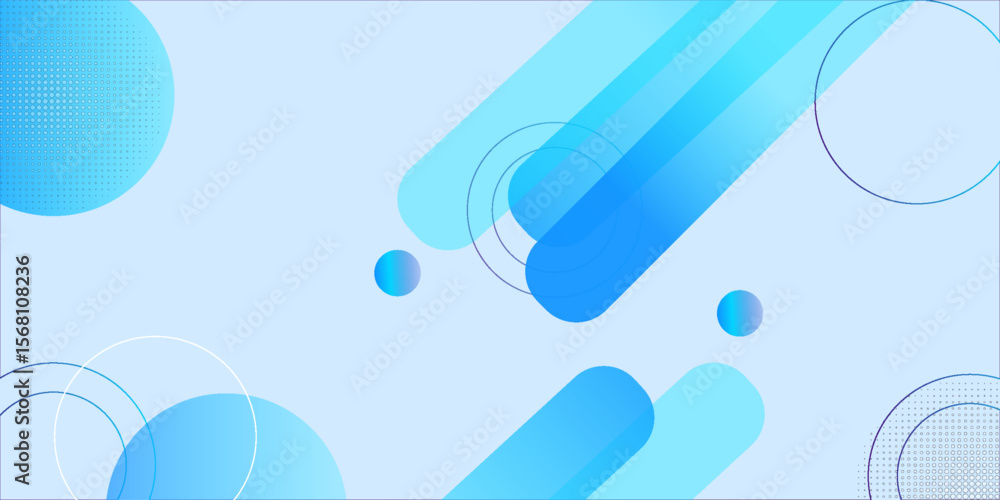 Poster abstract modern dynamic blue geometric background. vector design concept. decorative web layout or p