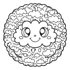 Comfy Kawaii – Cute and Easy Coloring Pages for Teens and Adults | Relaxing Japanese-Inspired Designs | Print
