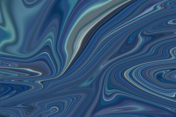 A beautiful abstract blue swirl with smooth waves, blending deep and light blues in a fluid motion.