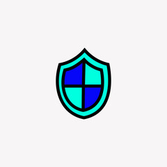 Antivirus For Protection. simple colored icons vector