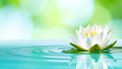 Water lily flower background