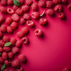 background of raspberry