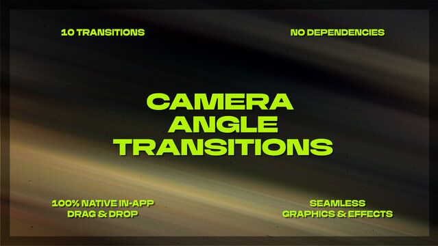 Camera Angle Transitions | Seamless Drag and Drop Cuts