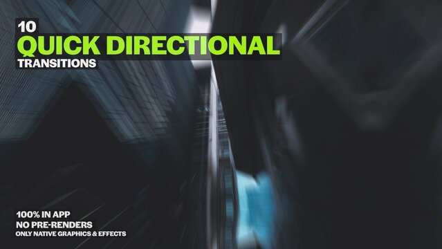 Quick Directional Transitions | Seamless Drag and Drop Cuts