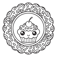 Comfy Kawaii – Cute and Easy Coloring Pages for Teens and Adults | Relaxing Japanese-Inspired Designs | Print