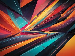 Vibrant Abstract Digital Art