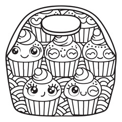 Comfy Kawaii – Cute and Easy Coloring Pages for Teens and Adults | Relaxing Japanese-Inspired Designs | Print