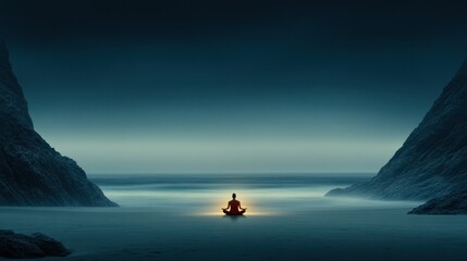A Spiritual Journey of Meditation by the Silent Ocean