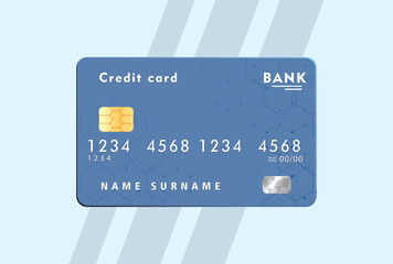 credit card design template 