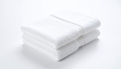 Stack of white towels (1)