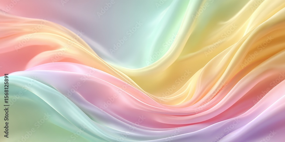 Aufkleber digital art ombre patterns and smooth lighting for stunning color flow
