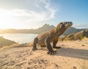 Fototapeta premium Komodo Dragon 