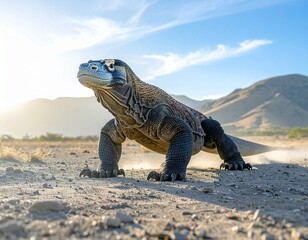 Fototapeta premium Komodo Dragon 