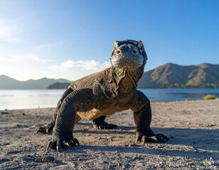 Fototapeta premium Komodo Dragon 
