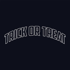 Trick or Treat Halloween social media greeting web banner template in orange and black and orange colors