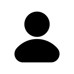 User profile vector icon. Avatar, Person symbol PNG transparent background.