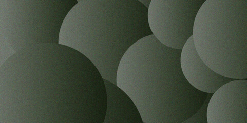 Abstract green vector background with circular design elements and light texture