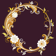 white-floral-frame-with-curling-golden-vines