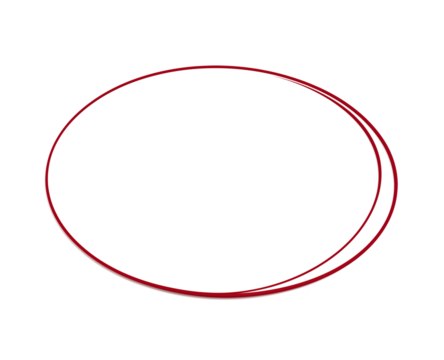 Highlight hand drawing different circles isolated on the background, Handwritten red circle. For marking text, numbers, marker pen, pencil, logo, hand-drawn doodle grunge circle highlights