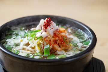 Bean Sprout and Rice Soup