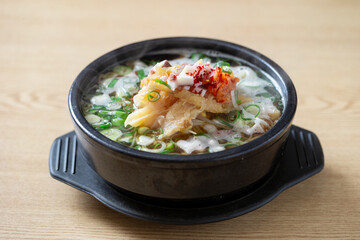 Bean Sprout and Rice Soup