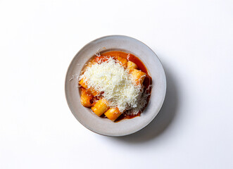 Tteokbokki with cheese powder