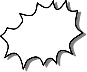 Startburst black and white