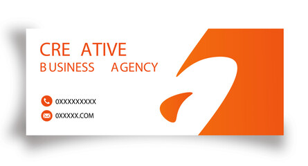 Creative Business Agency Facebook , social media profile cover design template