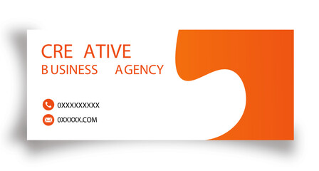 Creative Business Agency Facebook , social media profile cover design template